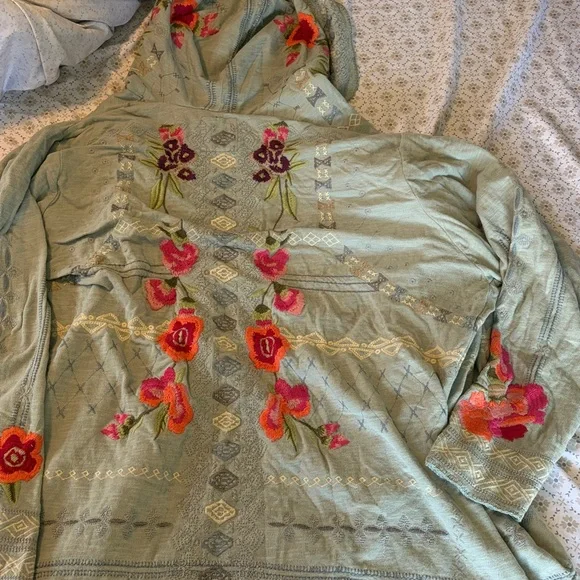 Johnny Was Plus Size 3X Wysen Hooded Duster BNWT - Picture 7 of 7